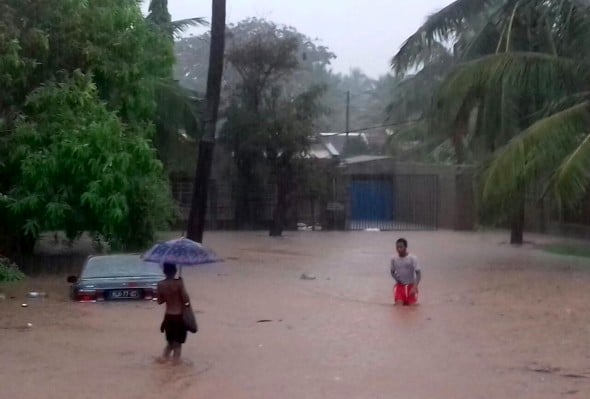 Cyclone Kenneth flooding