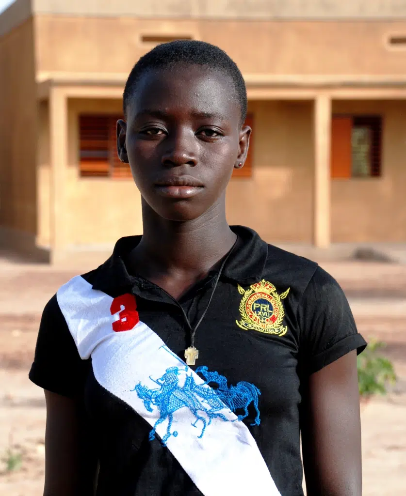 Meet Aminata, who works to pay for her own school fees
