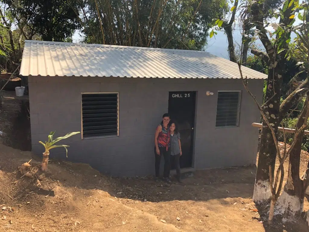 Flor and her daughter receive a safe and secure home