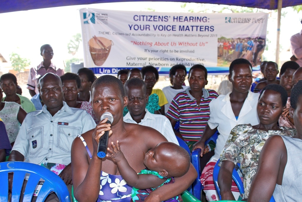 Citizens Hearing in Lira, Uganda on Women's Healthcare