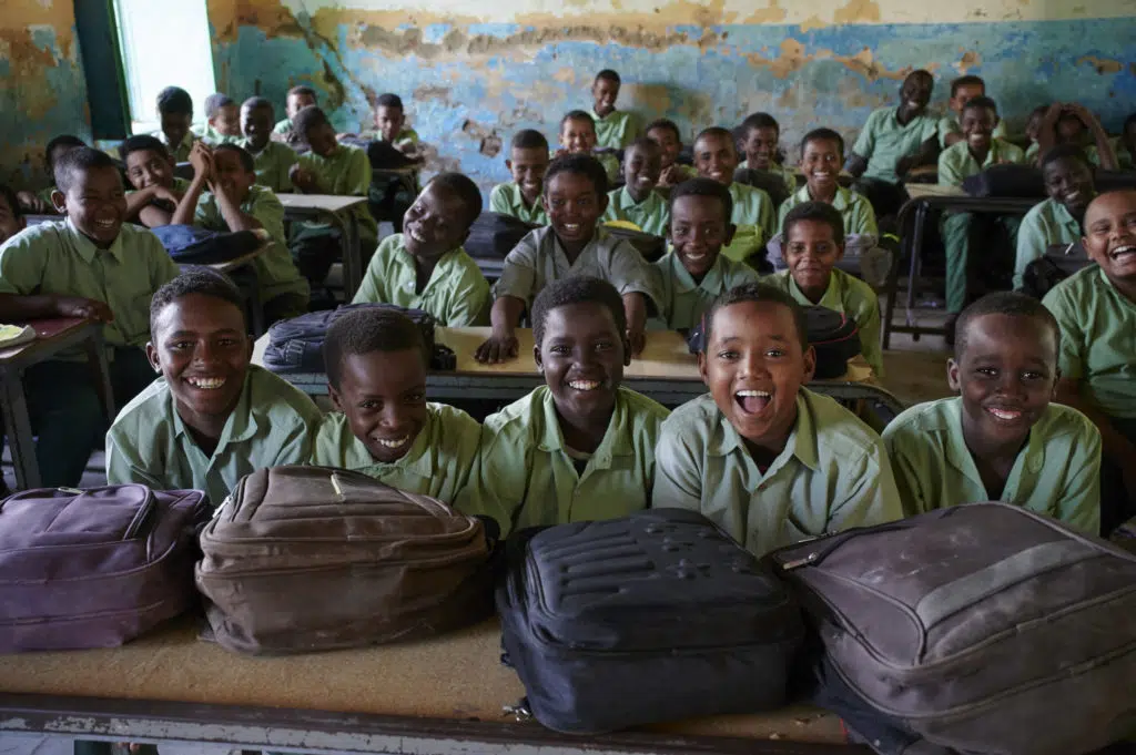 Sudanese Boys in School