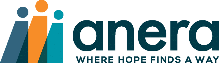 Logo for ANERA - Where Hope Finds a Way