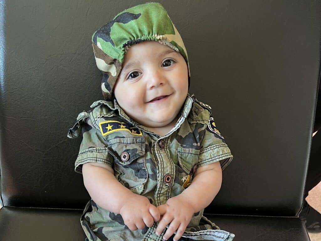 Smiling baby
