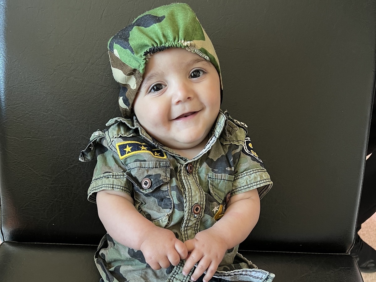 Smiling baby