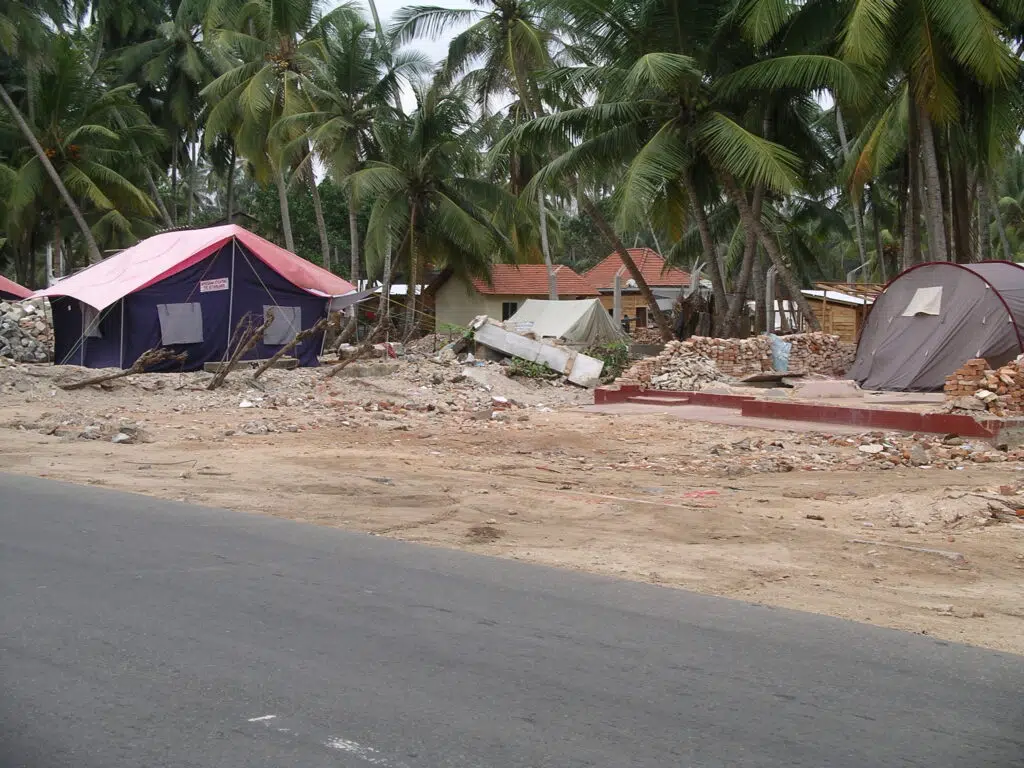 Tsunami devastation