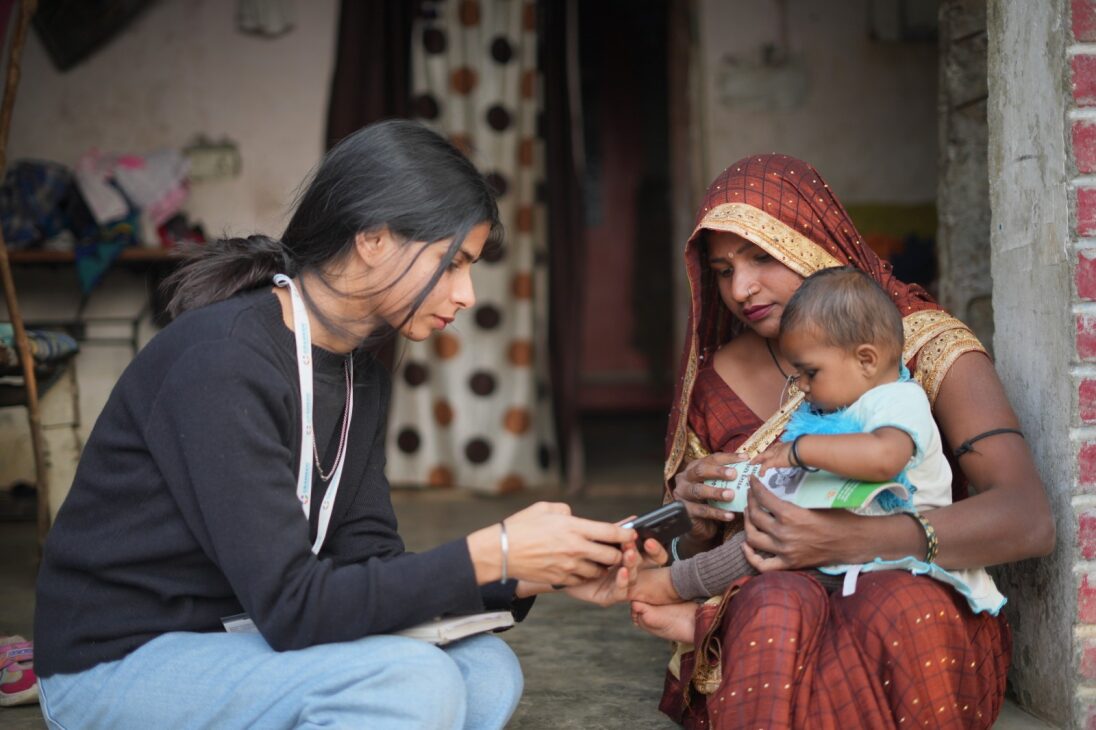 Figure 14. Door to door visit by Field Executive Tiwaripur Village, Campiyarganj Block, Gorakhpur